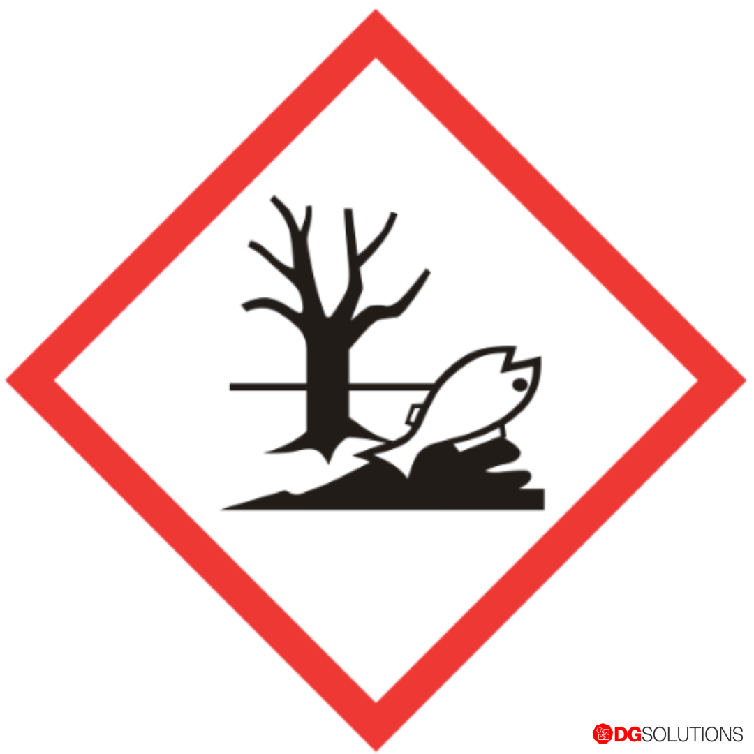 Environmentally Hazardous Container Label – Compliant DG Placard