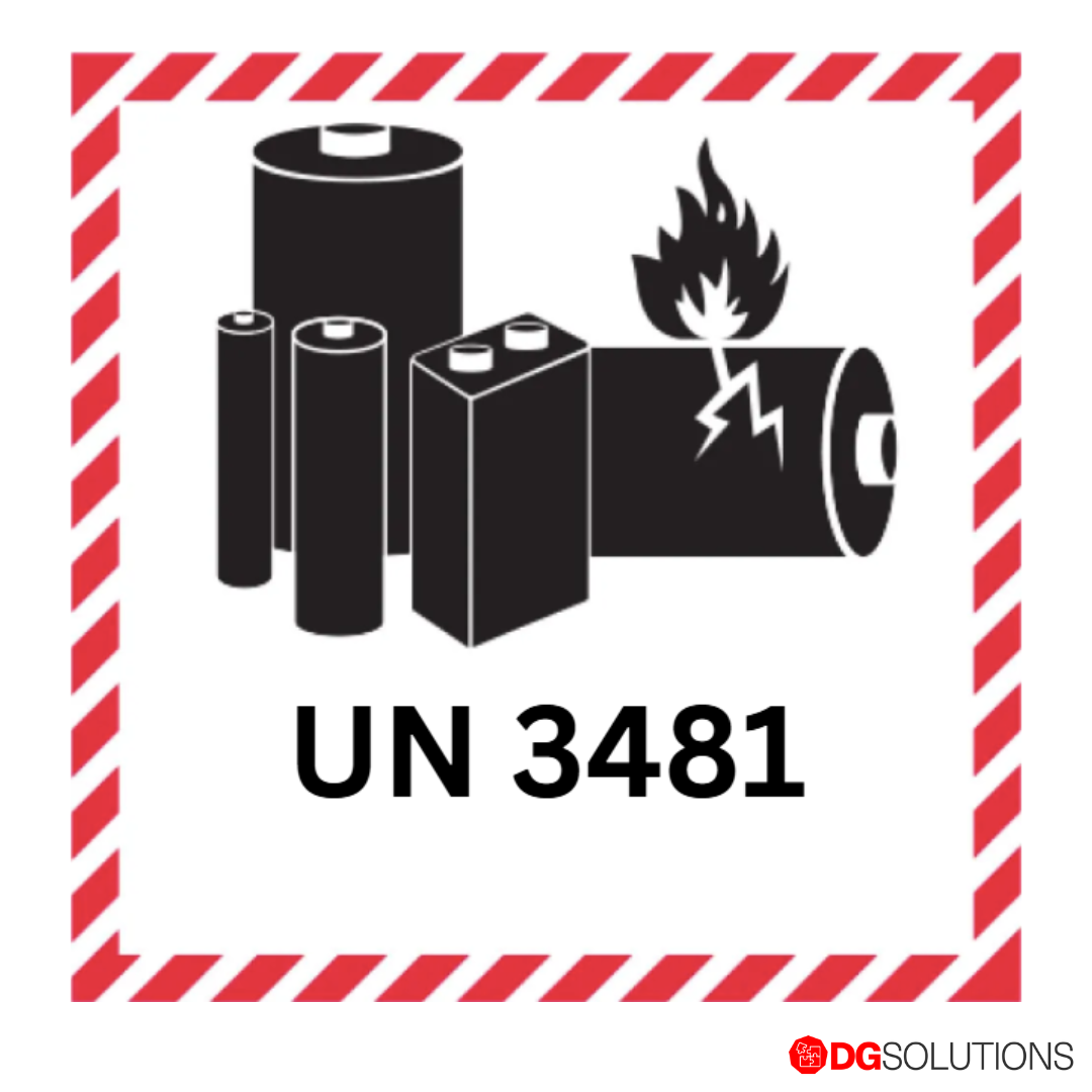 UN3481 Label