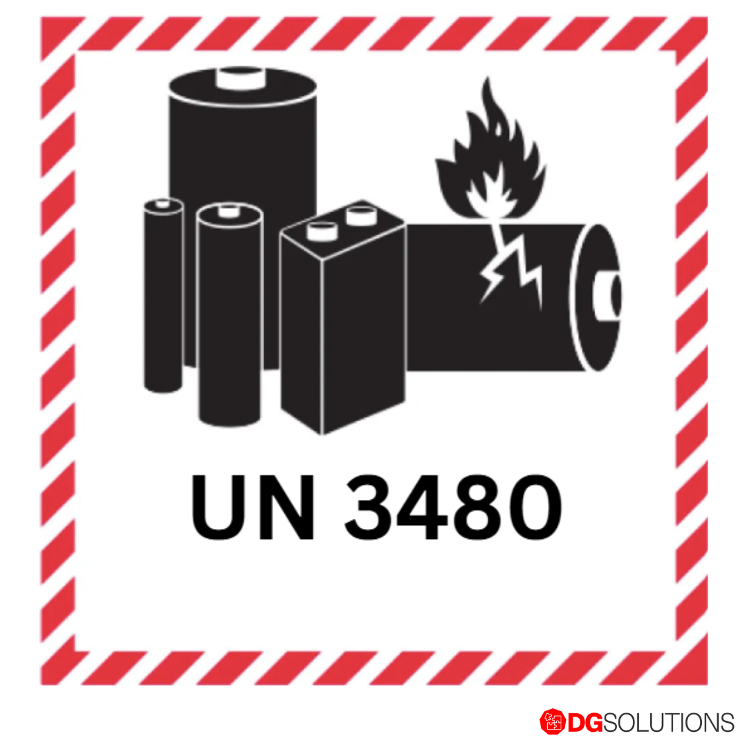 UN3480 Lithium Battery Mark Roll of 500 | DG Solutions Australia