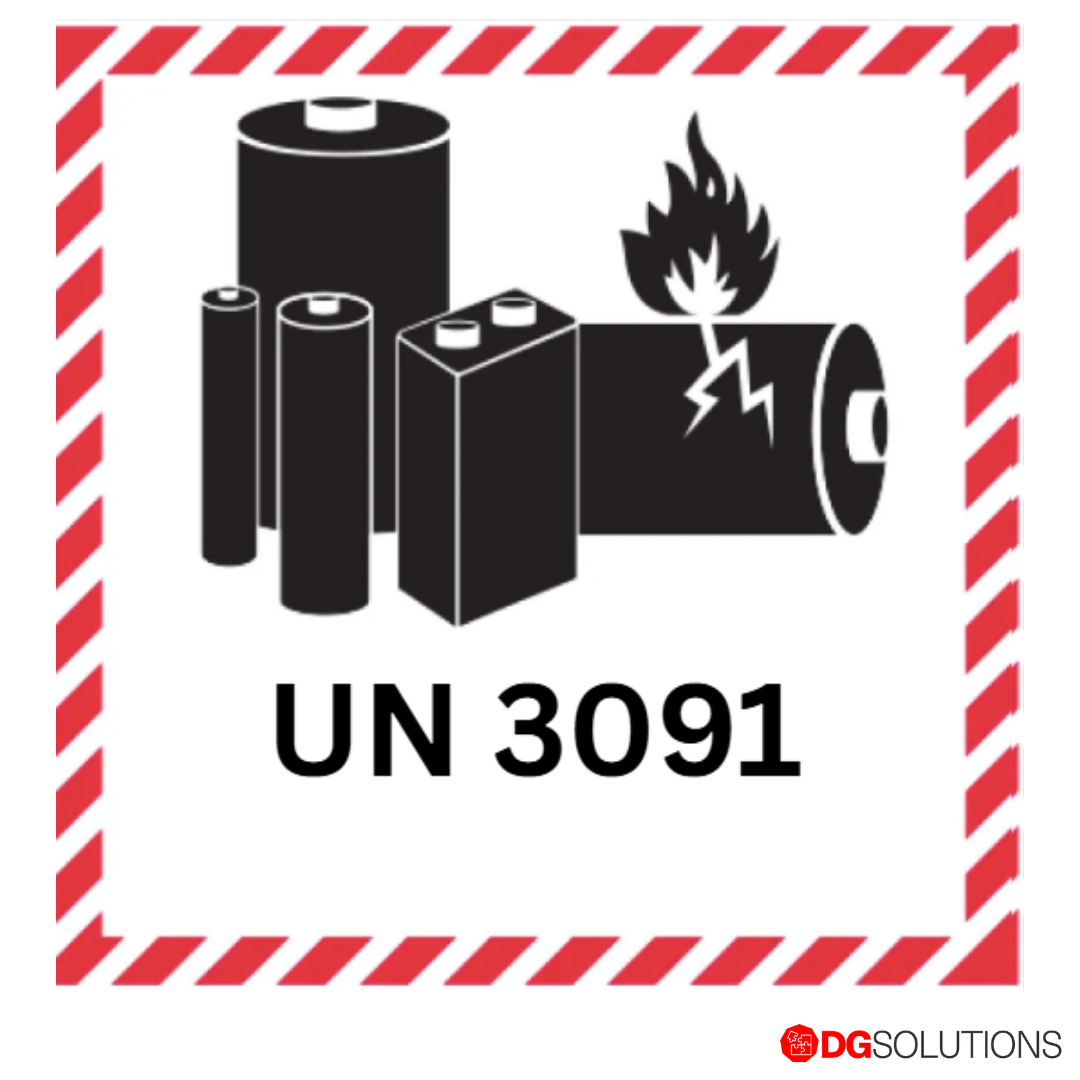 UN3091 Lithium Battery Mark Roll of 500 | DG Solutions Australia