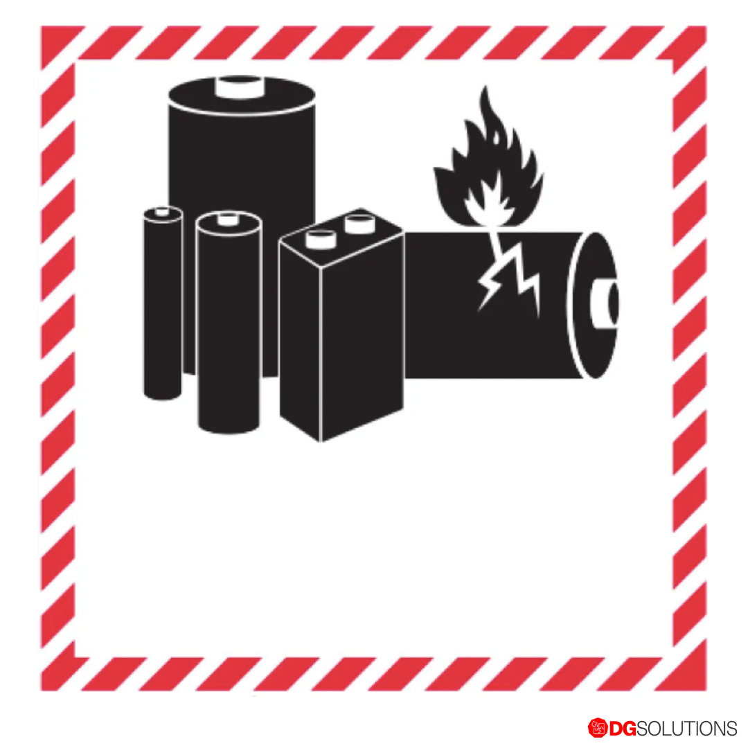 Lithium Battery Mark Labels – Roll of 500 | DG Solutions Australia